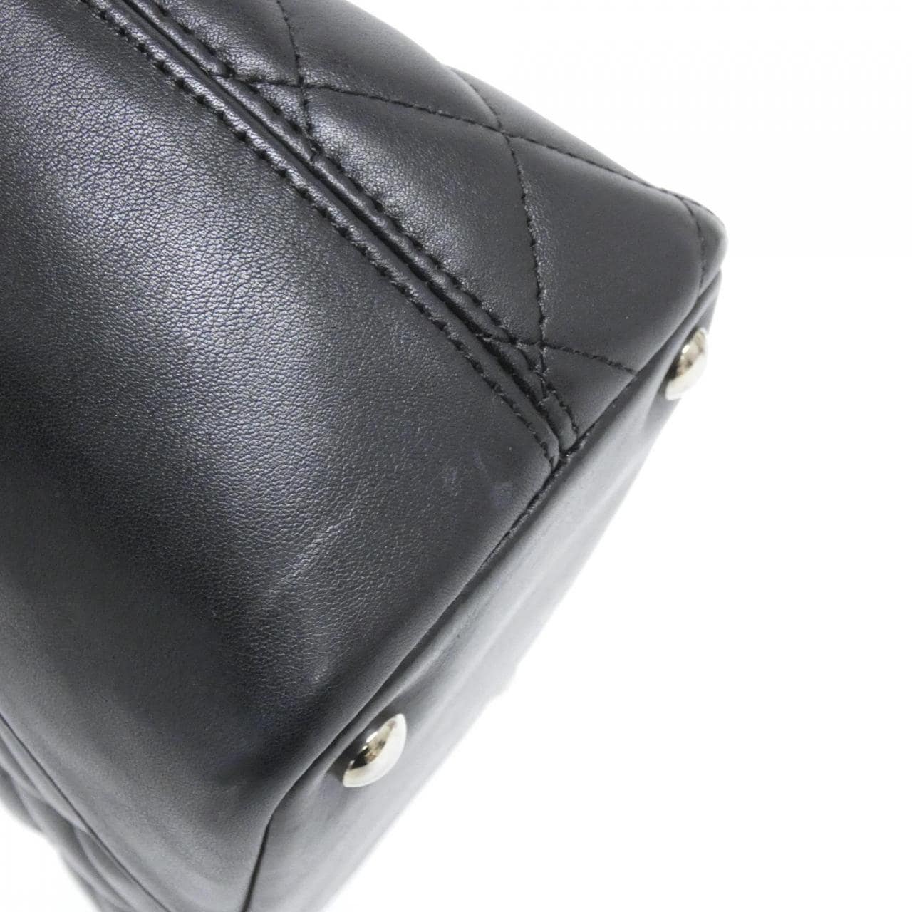 CHANEL Cambon 25166 Handbag 黑色 中古品A - 縮圖 5