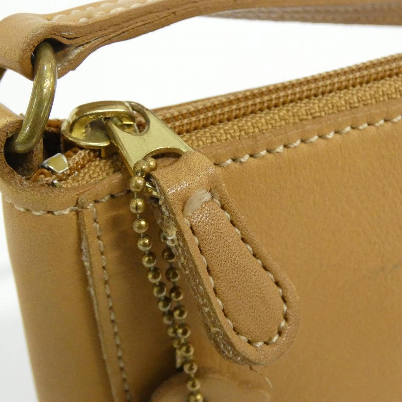 COACH 9311 Bag Leather 棕色 皮革 中古品A - 縮圖 4