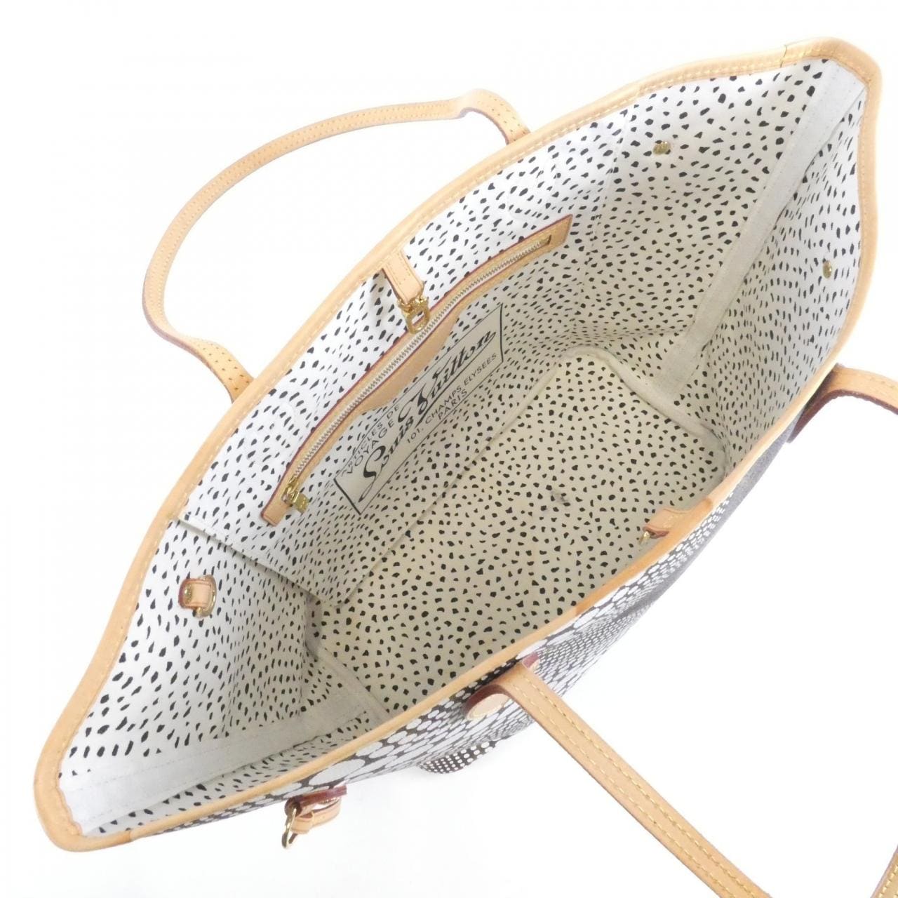 LOUIS VUITTON Neverfull M40684 Tote Monogram Black Monogram Rank B - Thumbnail 7