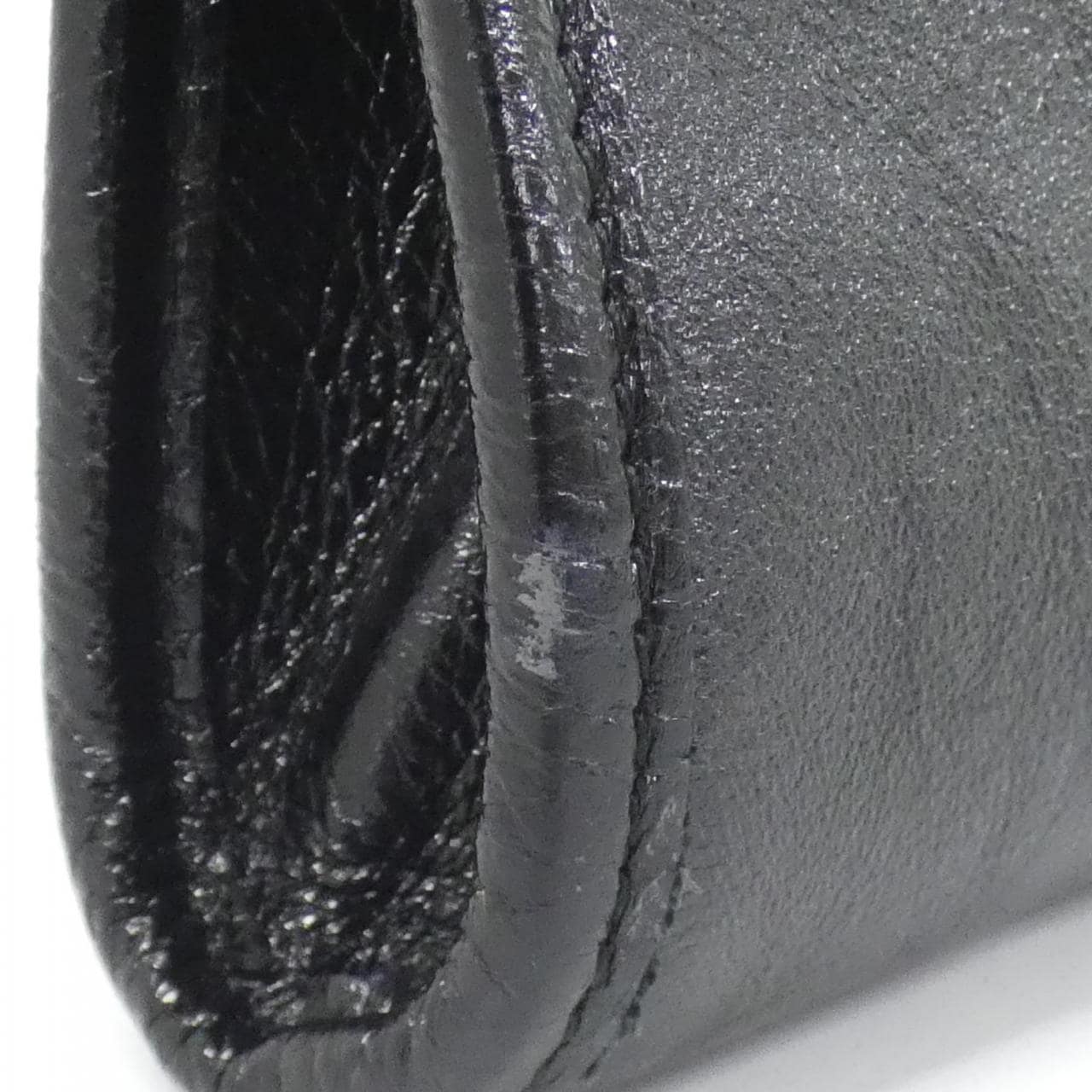 GUCCI 537219 0OLHX Bag Leather 黑色 皮革 中古品A - 縮圖 5