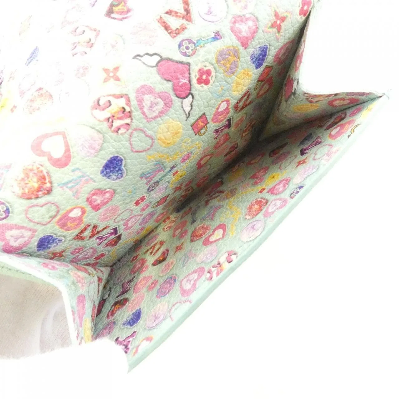 LOUIS VUITTON M81885 Wallet 綠色 中古品B - 縮圖 9