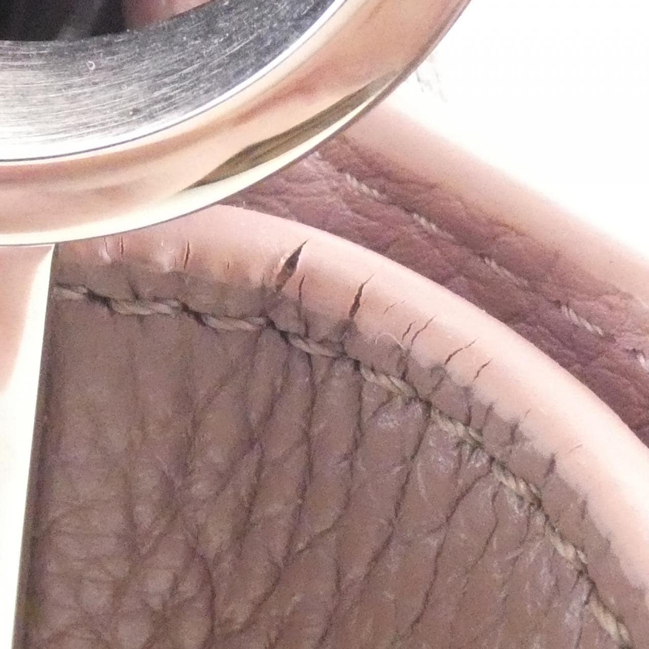 LOUIS VUITTON Capucines M94410 Bag Taupe 中古品A - 縮圖 5