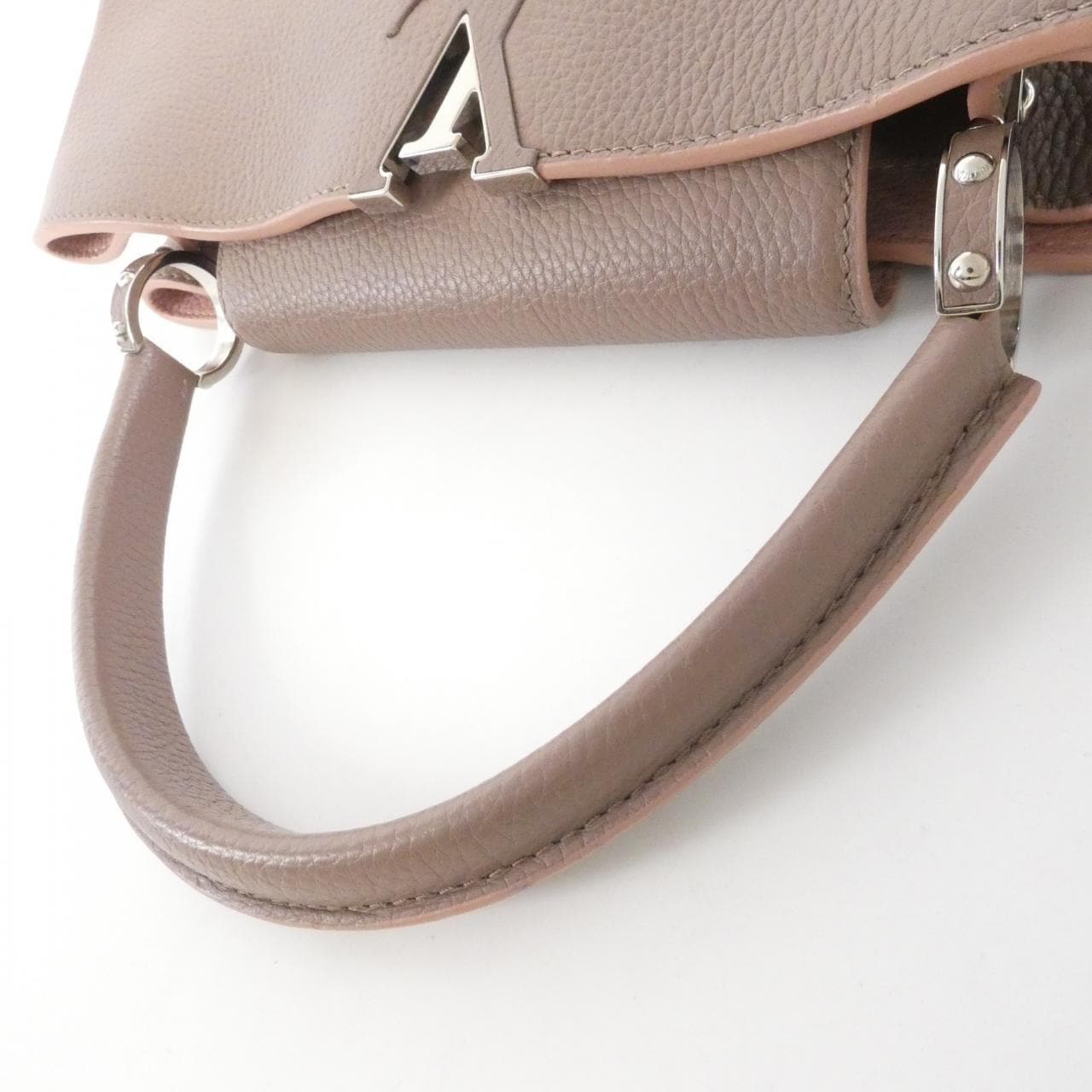 LOUIS VUITTON Capucines M94410 Bag Taupe 中古品A - 縮圖 8