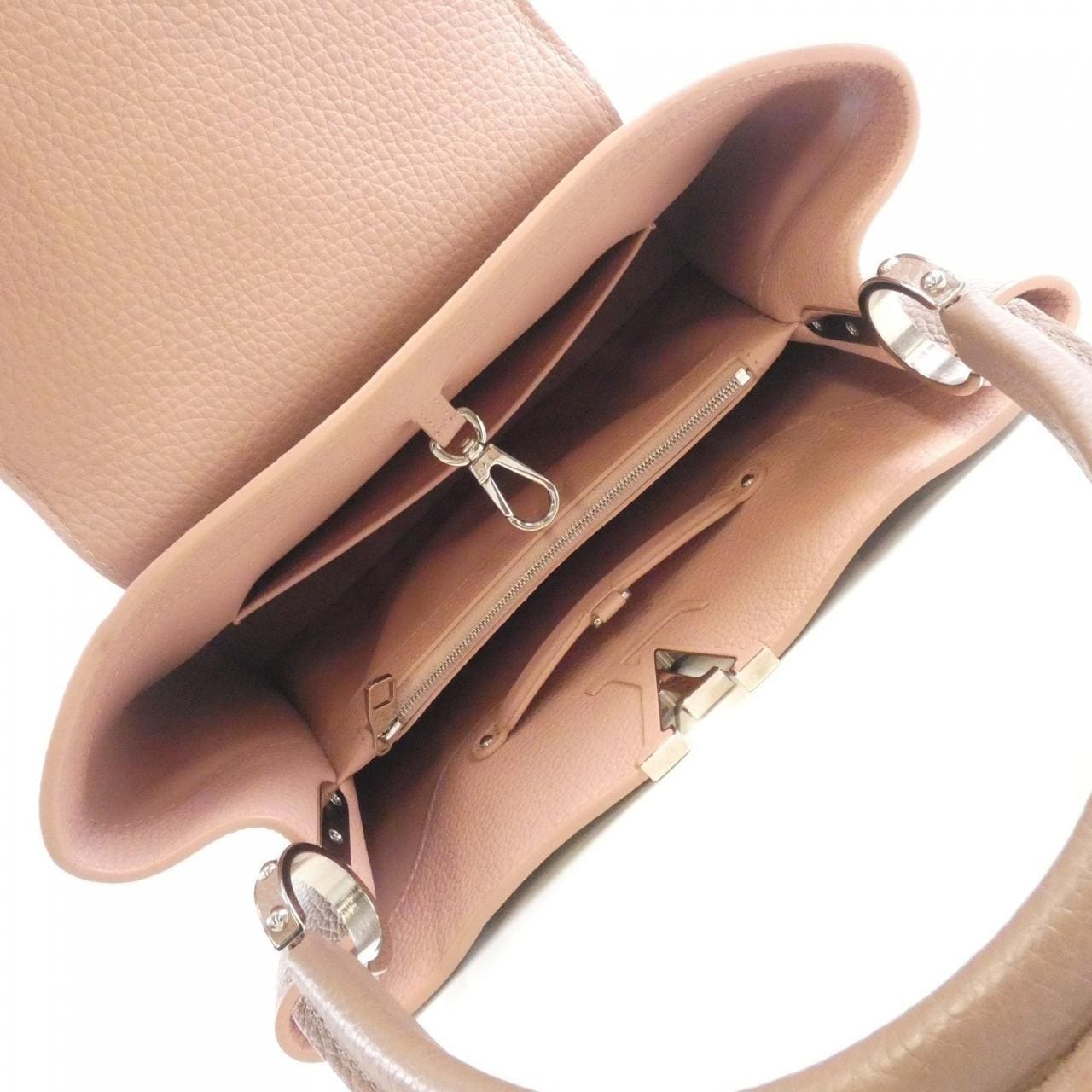 LOUIS VUITTON Capucines M94410 Bag Taupe 中古品A - 縮圖 10