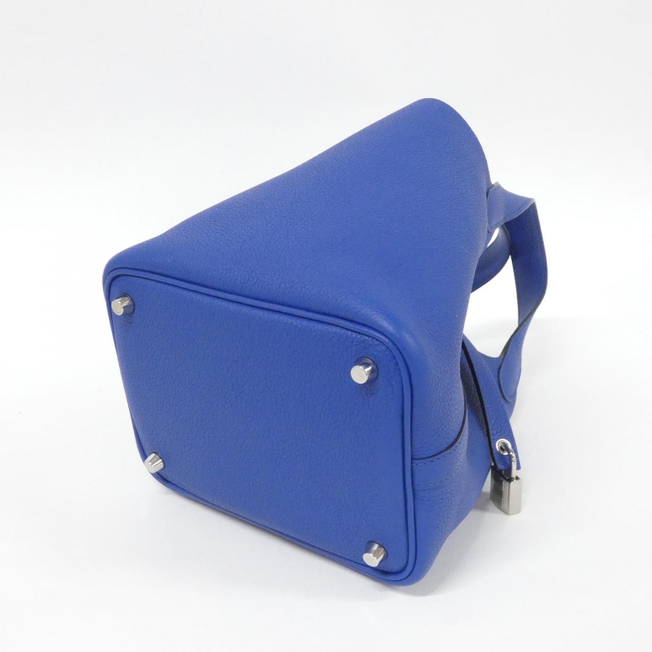 HERMES HERMÈS Picotin 073597CK Bag 藍色 中古品A - 縮圖 2