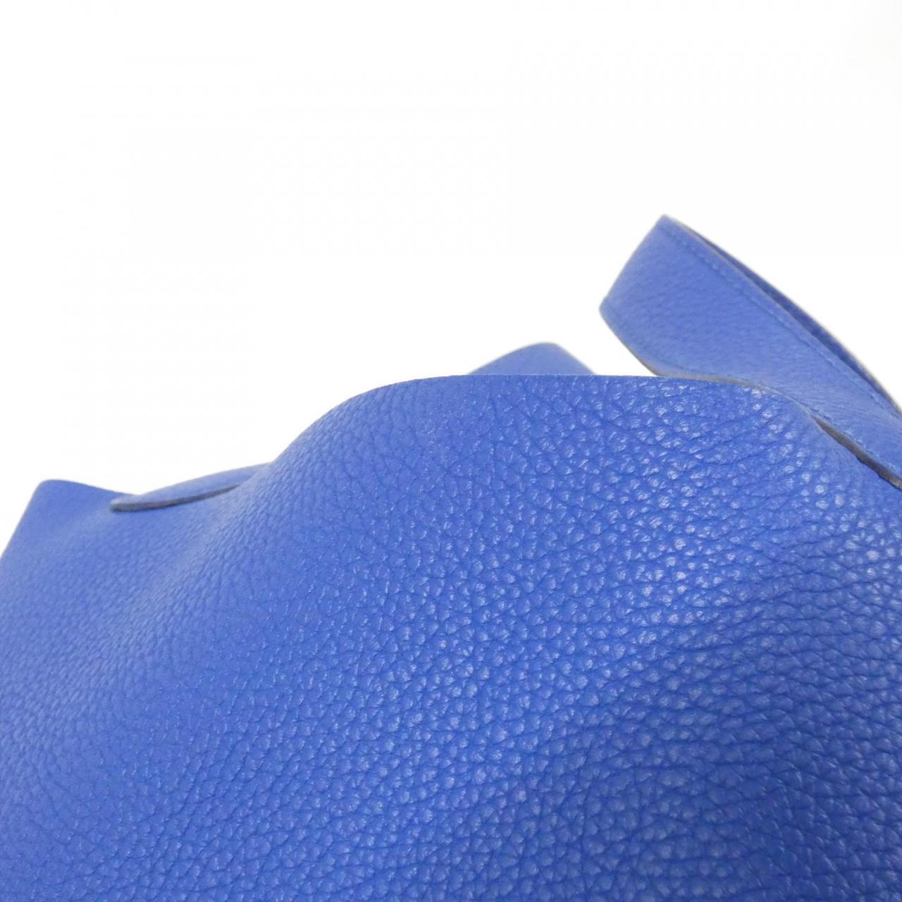 HERMES HERMÈS Picotin 073597CK Bag 藍色 中古品A - 縮圖 3