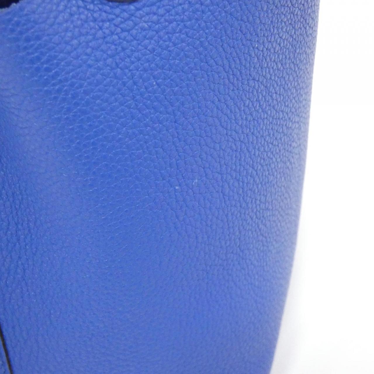 HERMES HERMÈS Picotin 073597CK Bag 藍色 中古品A - 縮圖 4