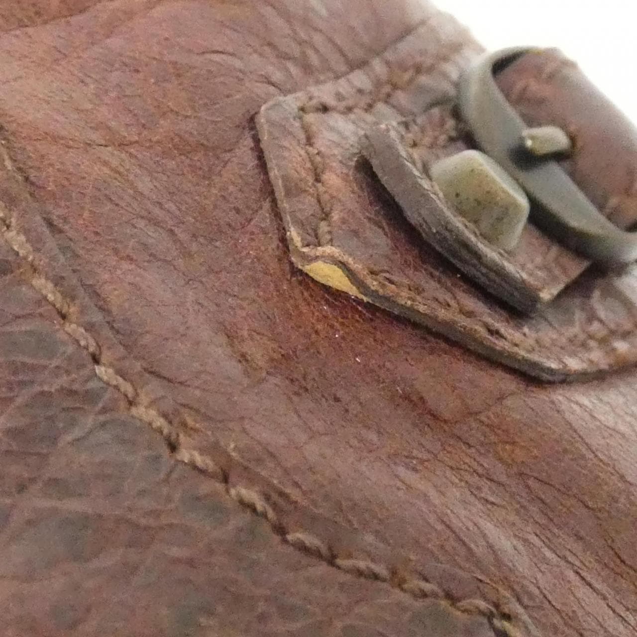 BALENCIAGA 132116 Bag Leather 棕色 皮革 中古品B - 縮圖 6