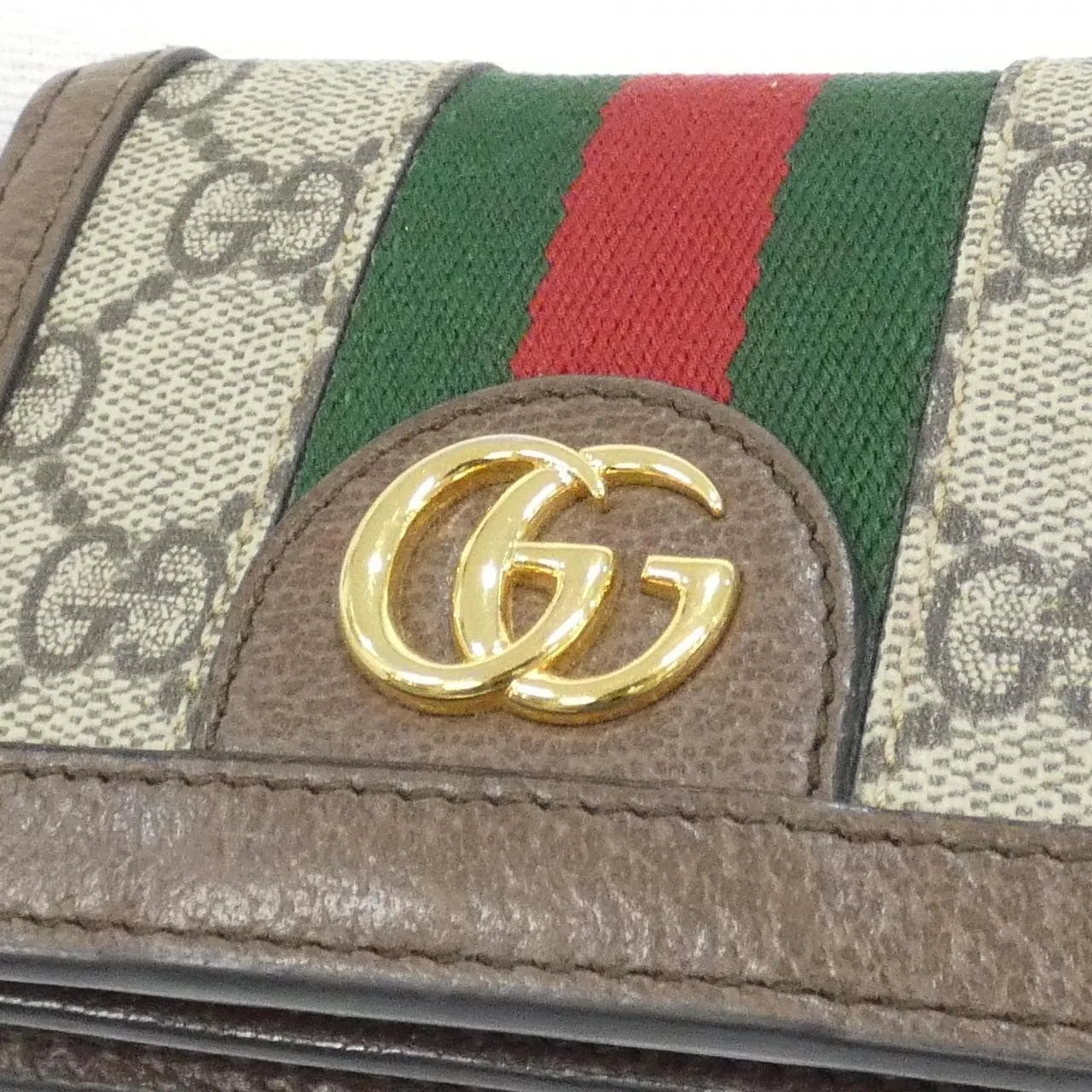 GUCCI 523155 96IWG Wallet Canvas 黑色 帆布 中古品A - 縮圖 3