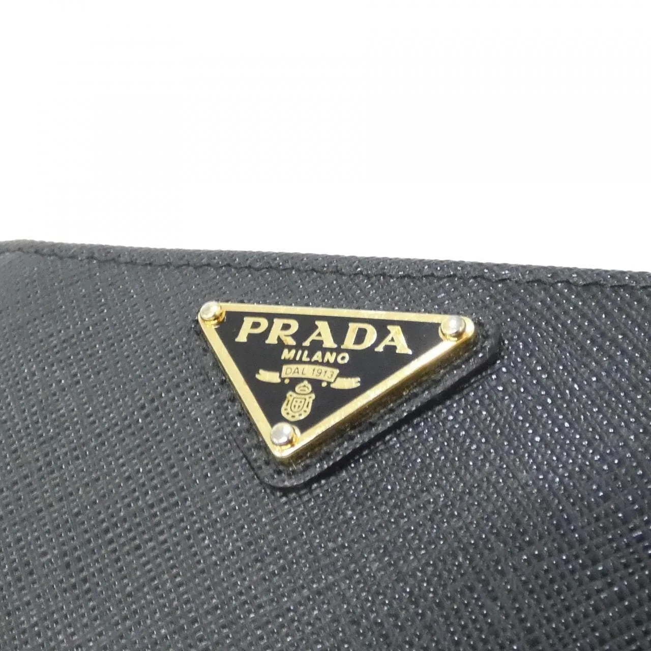 PRADA 1ML050 Wallet 黑色 中古品A - 縮圖 3