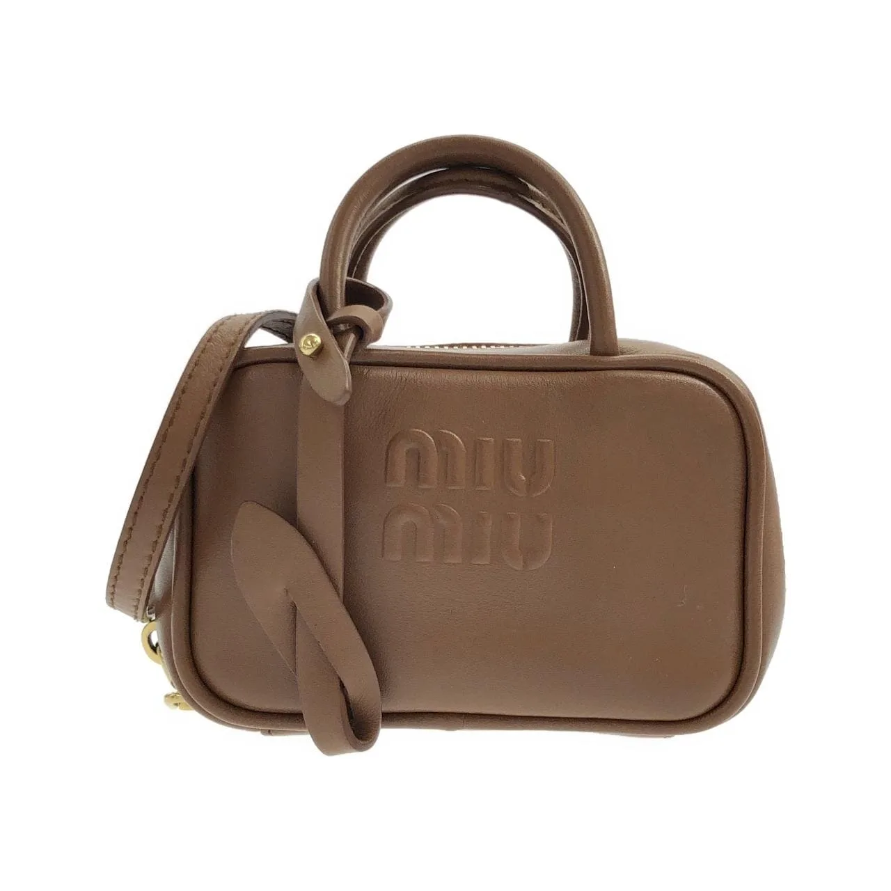 MIU MIU 5NR020 Shoulder Cognac