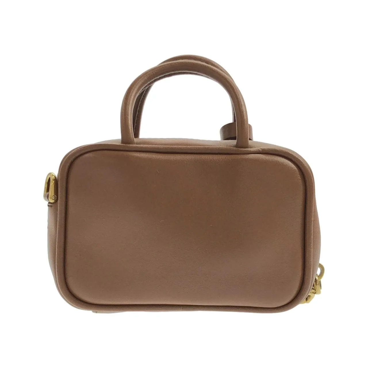 MIU MIU 5NR020 Shoulder Cognac 中古品A - 縮圖 2