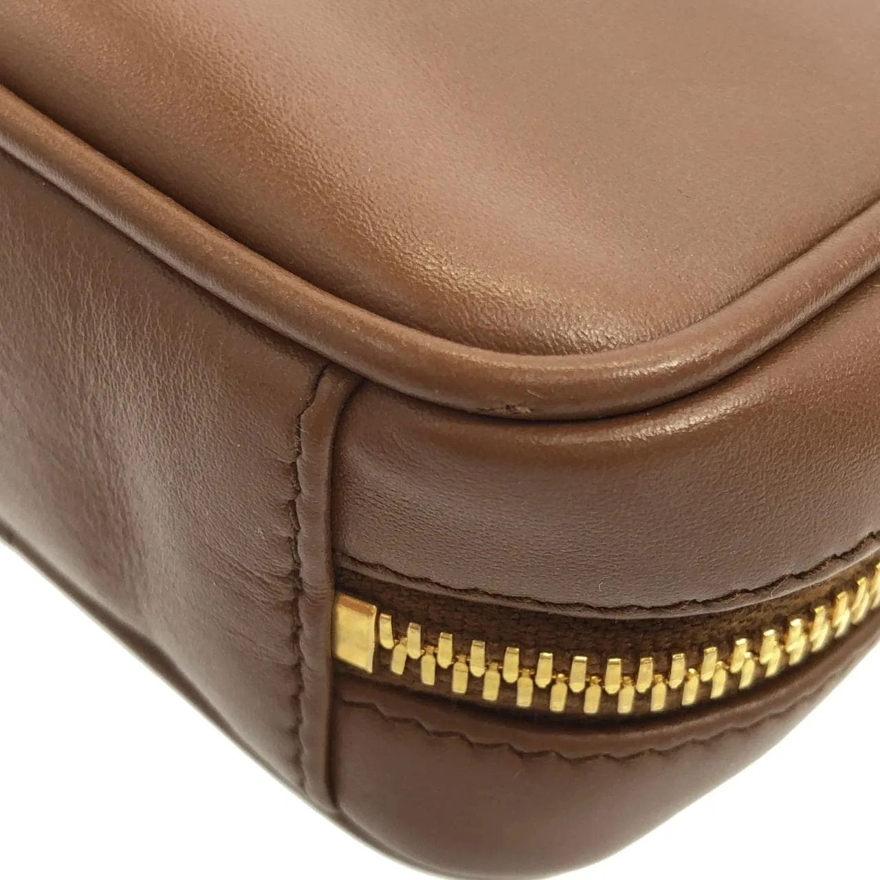 MIU MIU 5NR020 Shoulder Cognac 中古品A - 縮圖 3