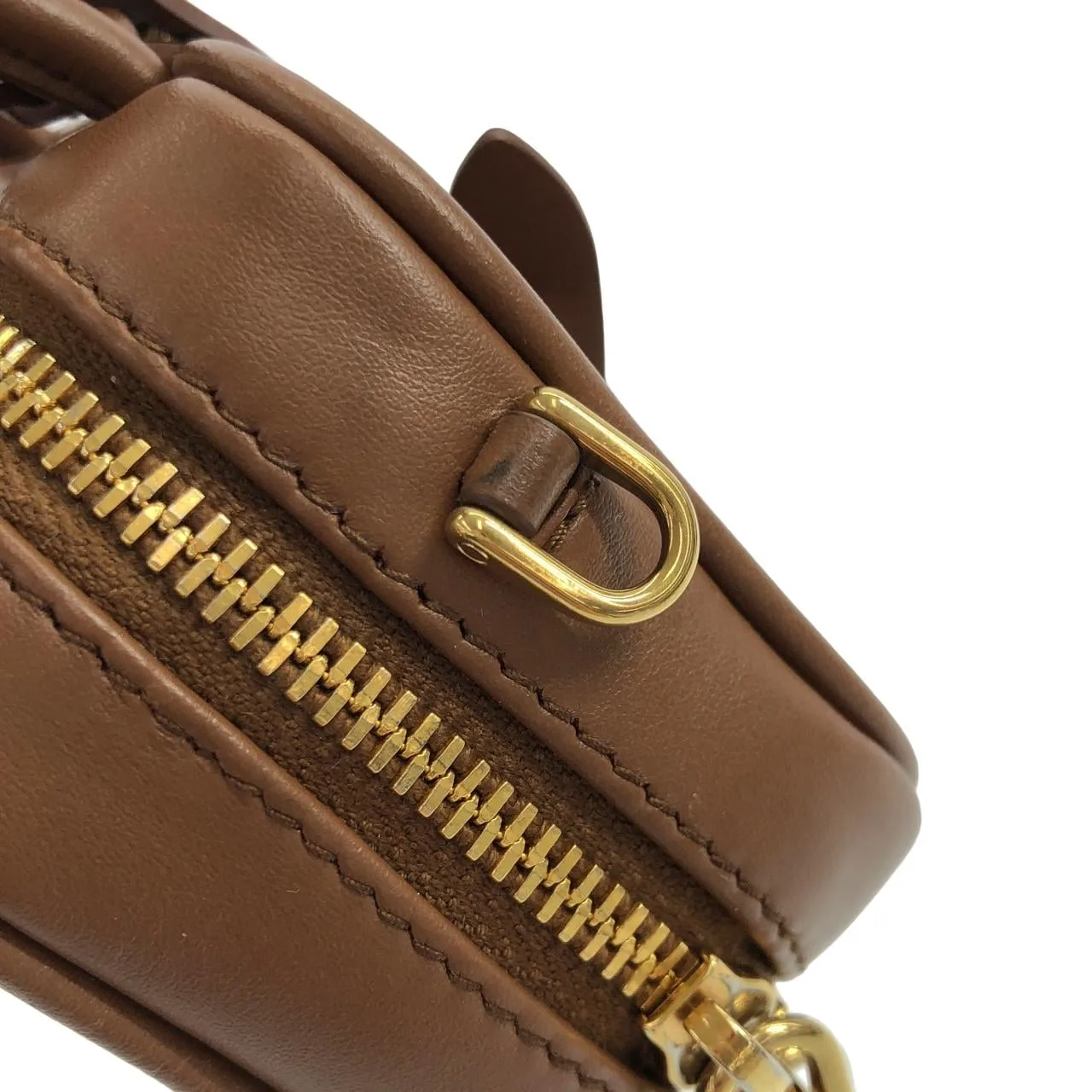 MIU MIU 5NR020 Shoulder Cognac 中古品A - 縮圖 5