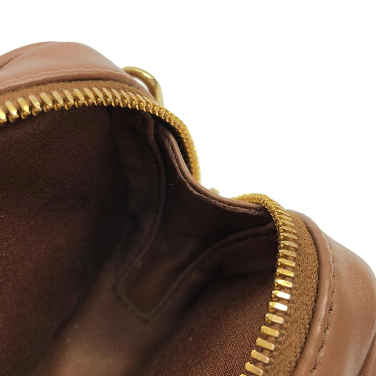 MIU MIU 5NR020 Shoulder Cognac 中古品A - 縮圖 9