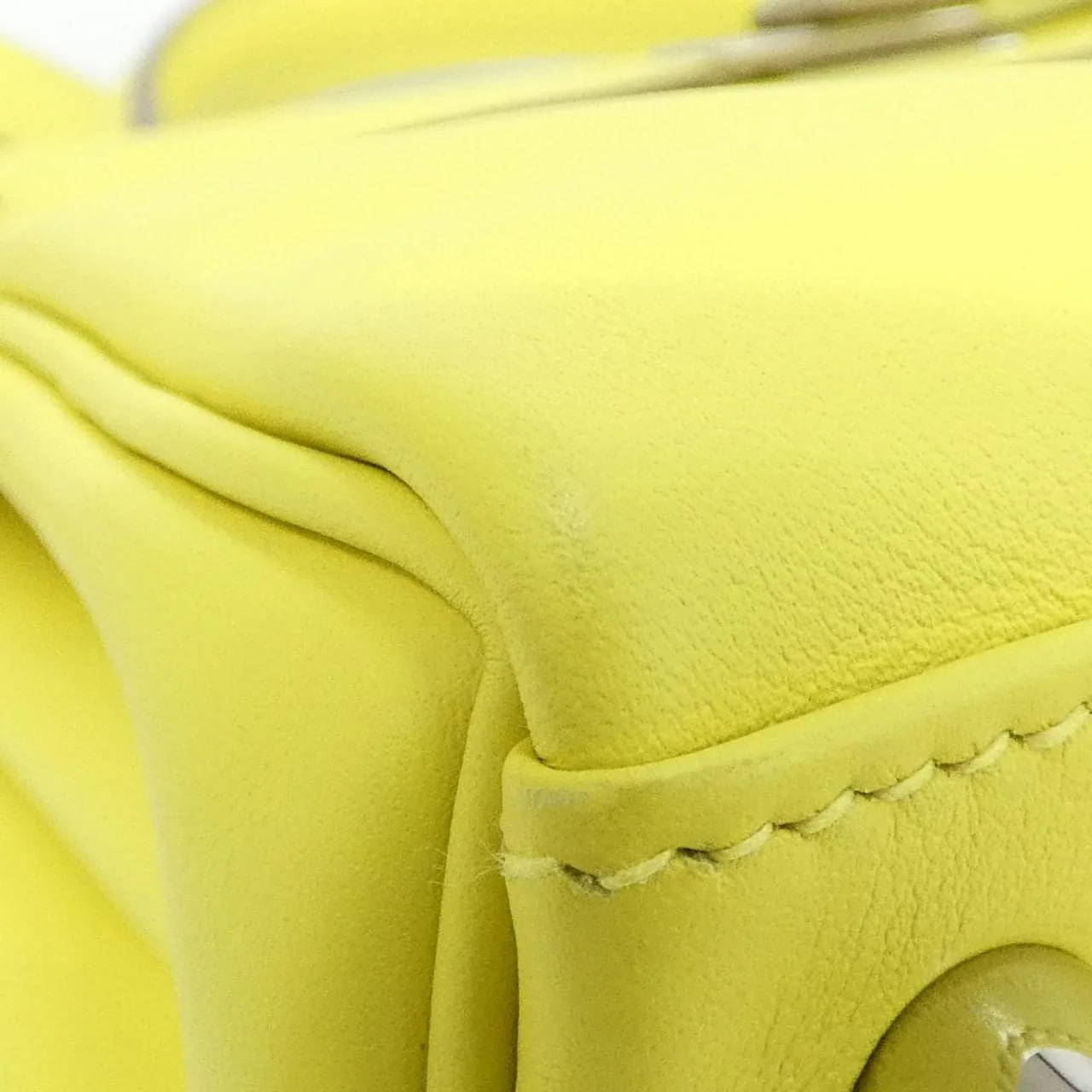 HERMES Kelly 047654CK Handbag Swift Black Swift Leather Rank A - Thumbnail 3