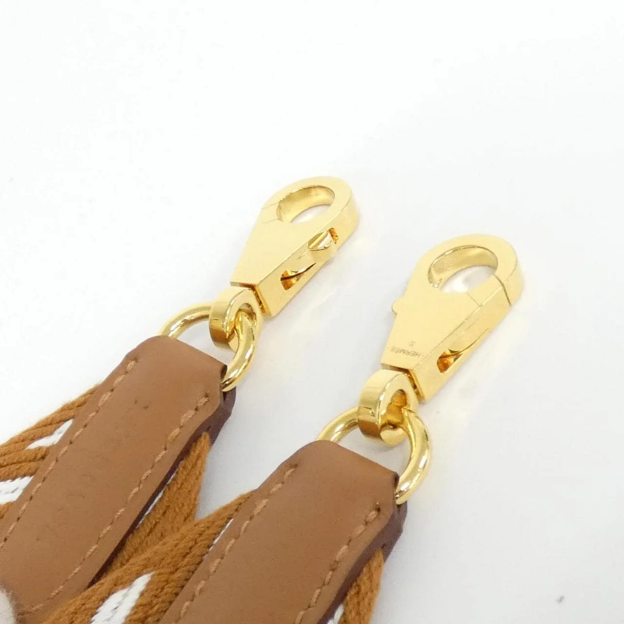 HERMES 077729CC Wallet Canvas White Canvas Rank A - Thumbnail 3