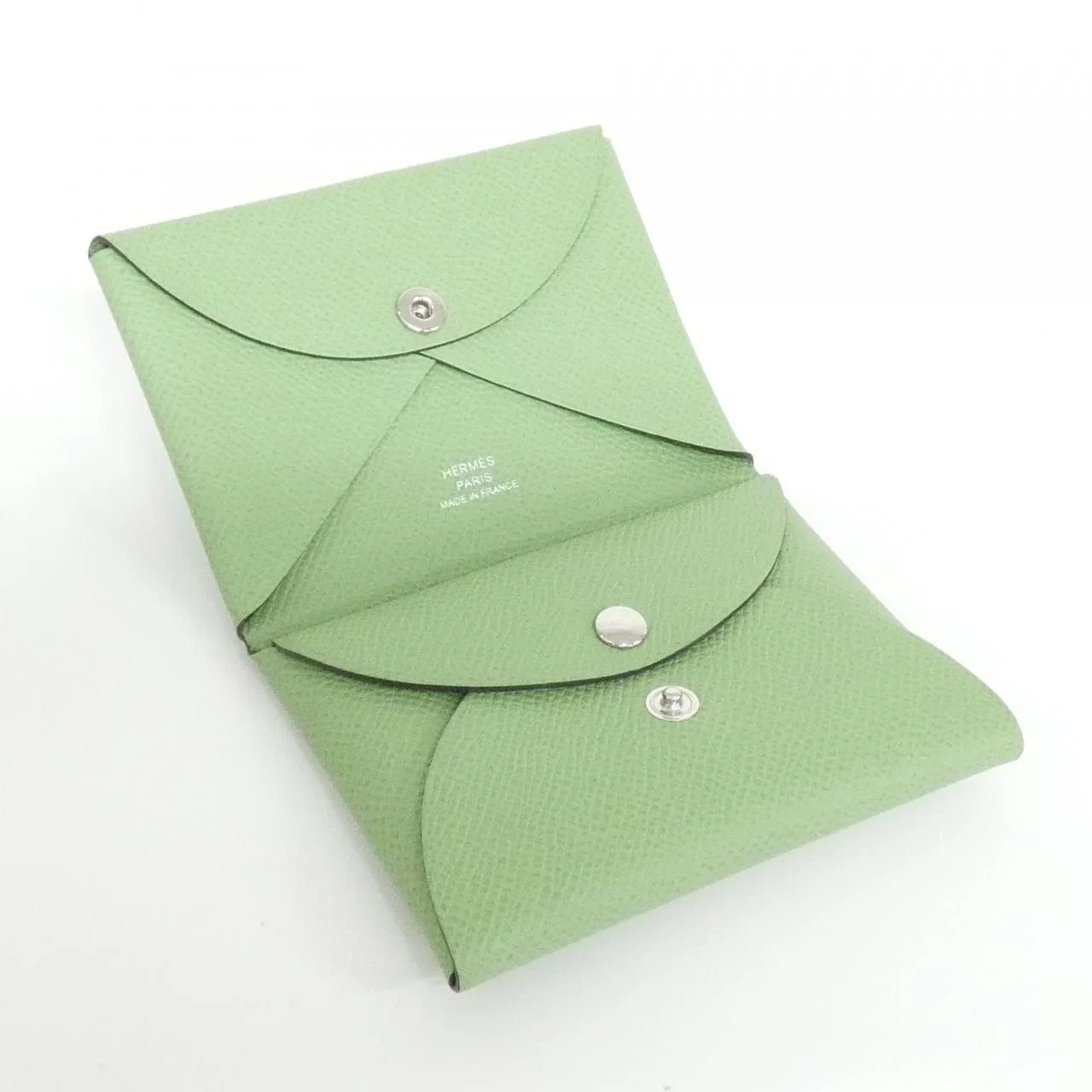 HERMES 083035CK Coin Case Epsom Black Epsom Leather Rank A - Thumbnail 3