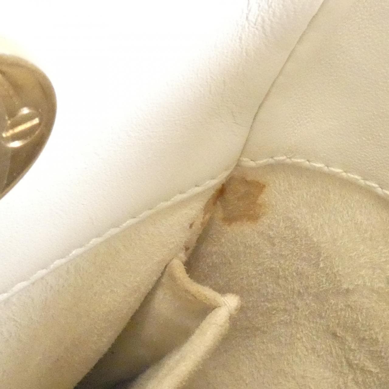 DIOR Handbag Lambskin White Lambskin - Thumbnail 10