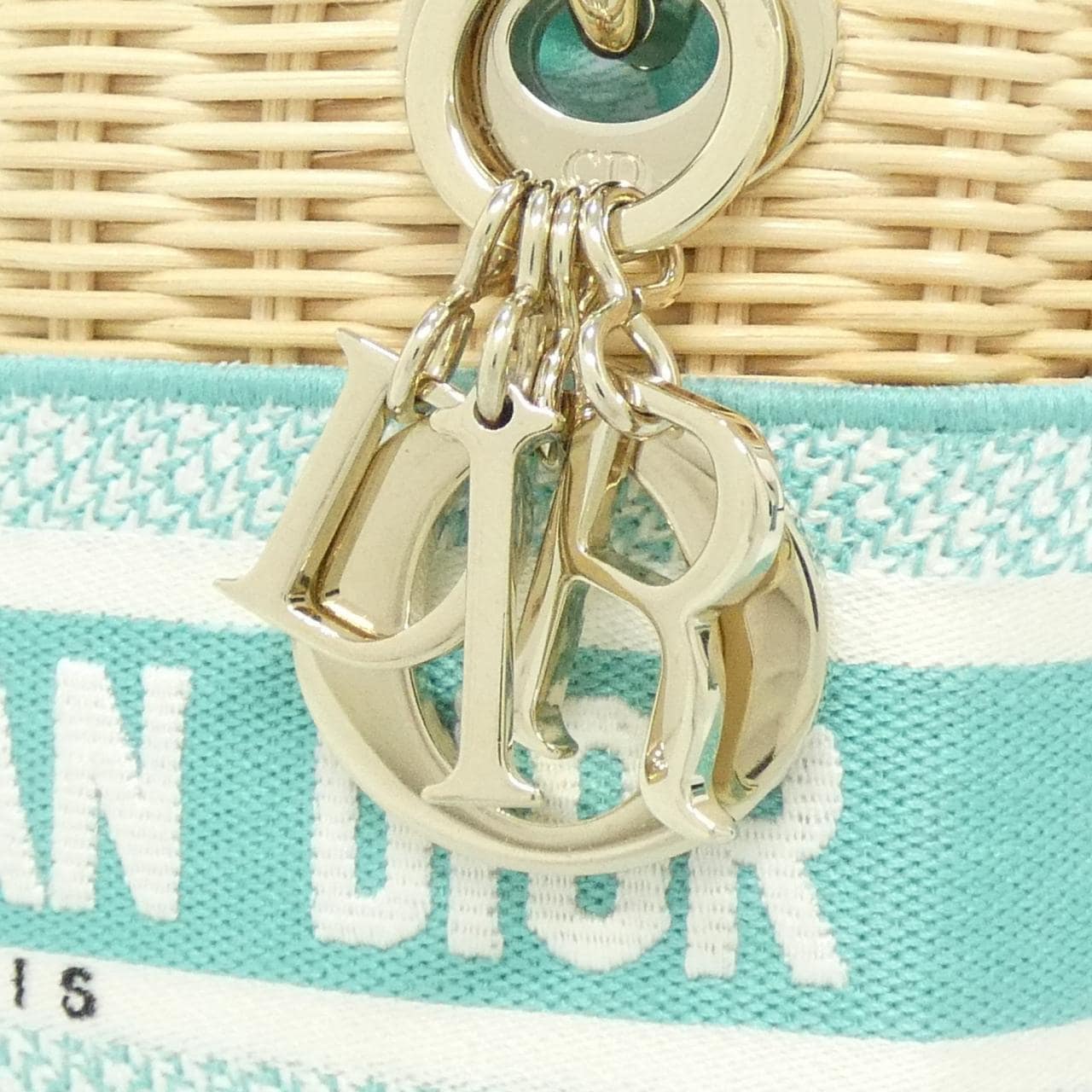 DIOR Lady Dior M0505OIFI Bag Canvas Black Canvas - Thumbnail 4