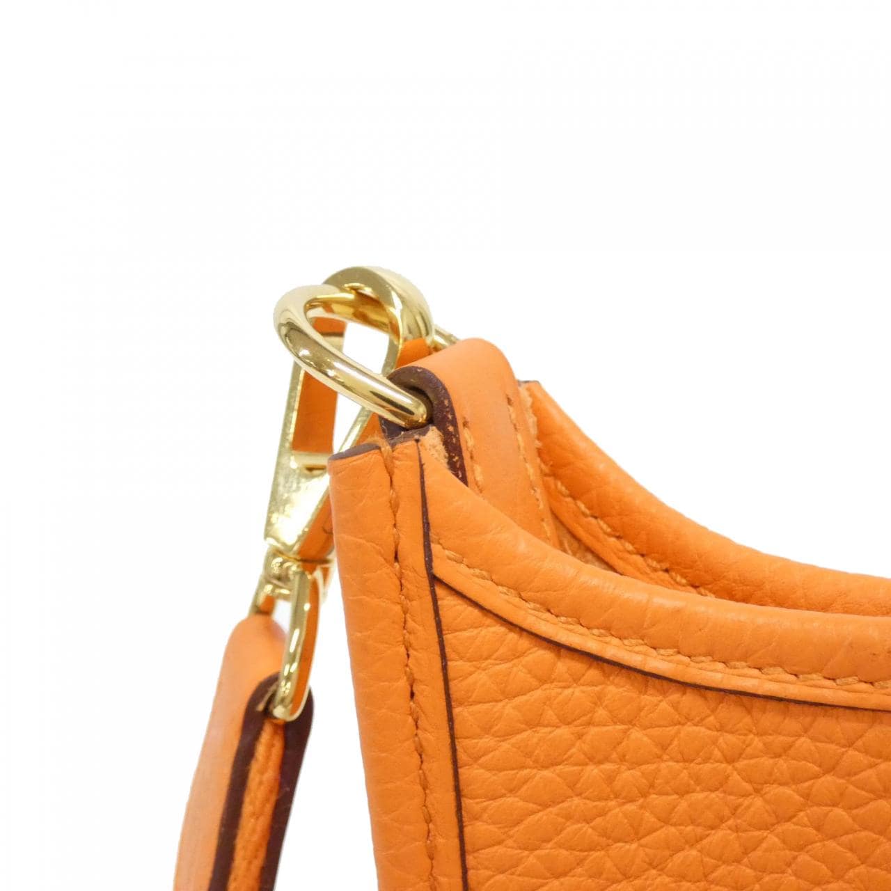 HERMES HERMÈS Evelyne 069426CC Shoulder Bag Clemence Black Clemence Leather - Thumbnail 6