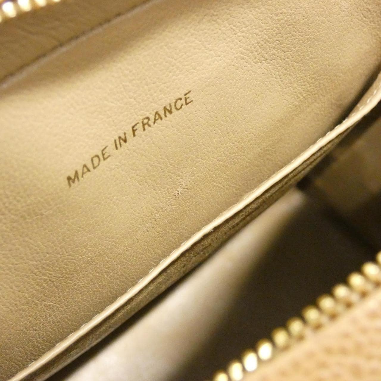 CHANEL Shoulder Bag Caviar Leather Beige Caviar Leather - Thumbnail 10