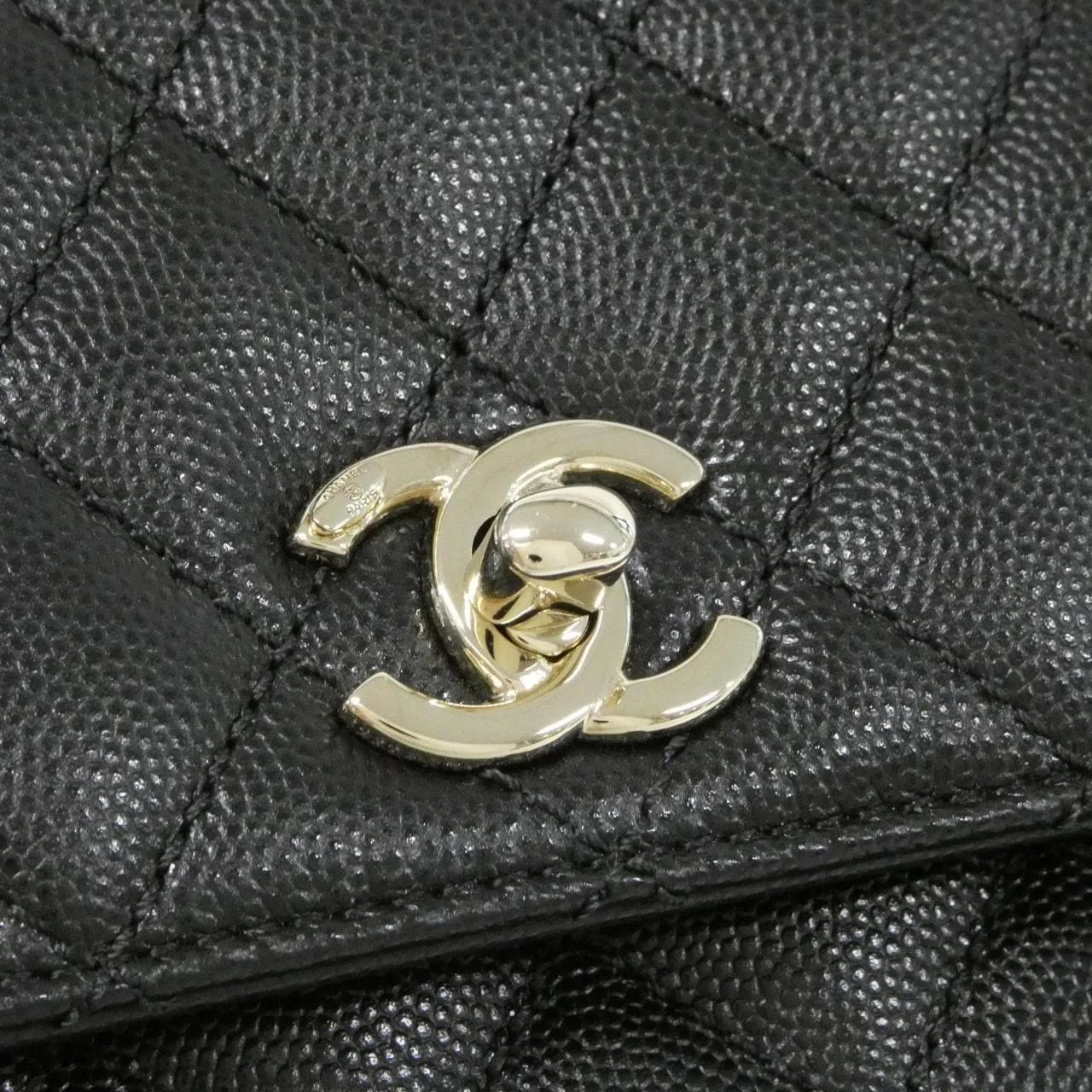 CHANEL Matelasse 92990 Handbag Grained Calfskin Black Grained Calfskin - Thumbnail 4