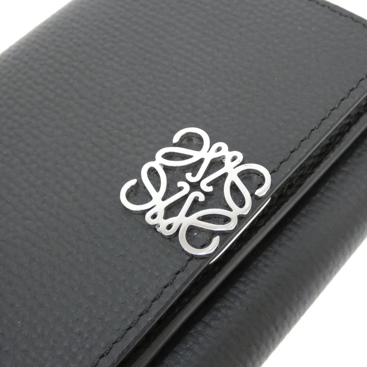 LOEWE C821TR2X16 Wallet Lambskin Black Lambskin Rank A - Thumbnail 5