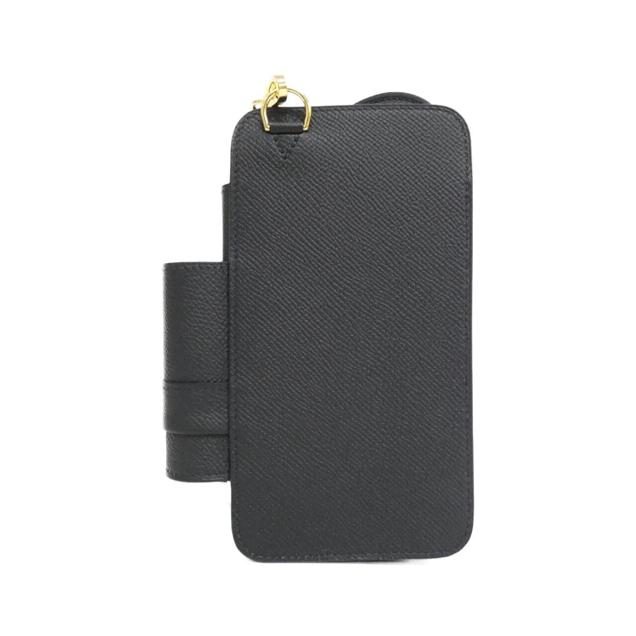 HERMES 083029CC Wallet Epsom Black Epsom Leather Rank A - Thumbnail 2