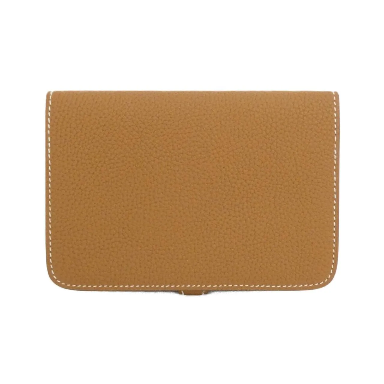 HERMES 043072CK Wallet Togo Gold Togo Leather Rank A - Thumbnail 2