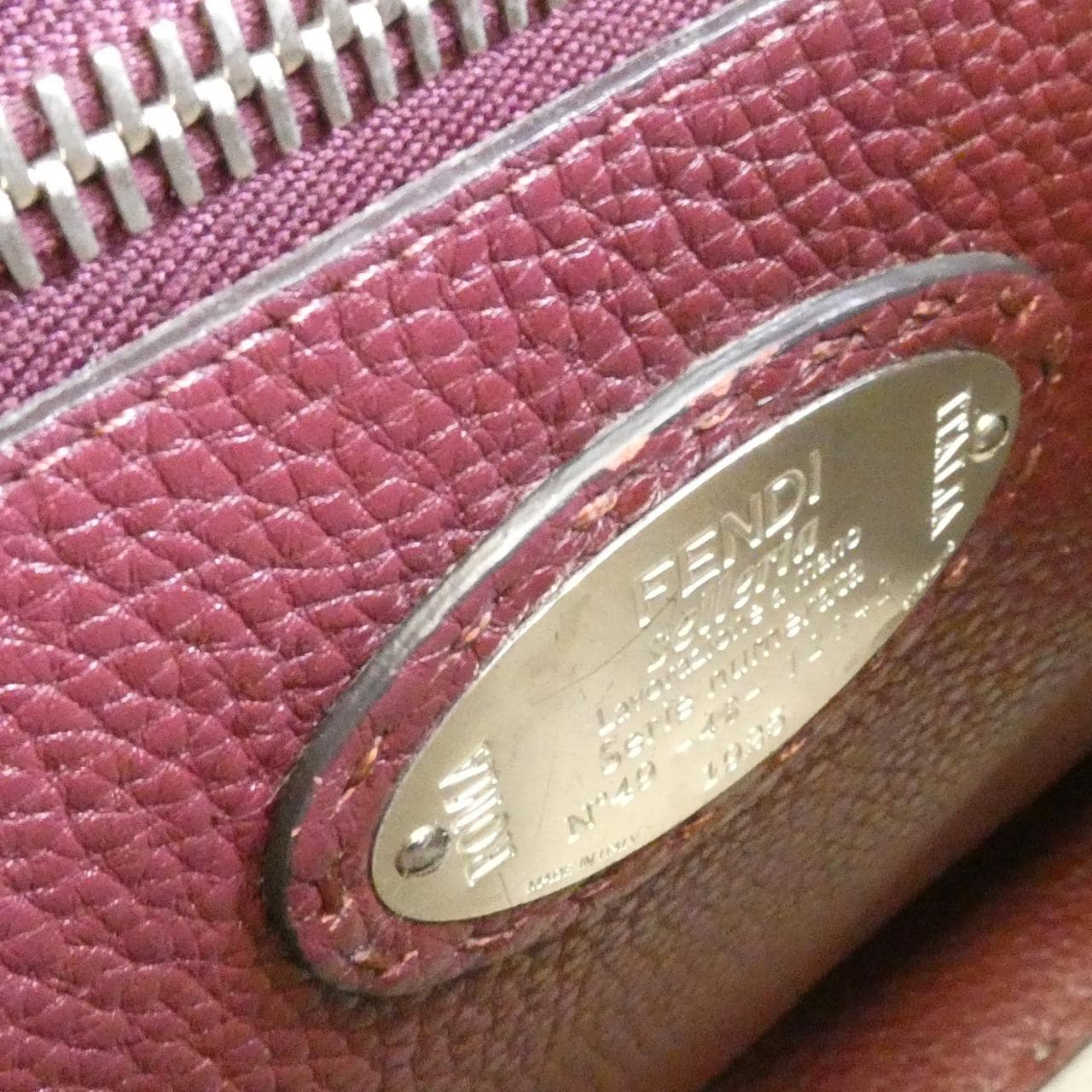 FENDI Peekaboo 8BN290 Q0J Bag 黑色 中古品B - 縮圖 7