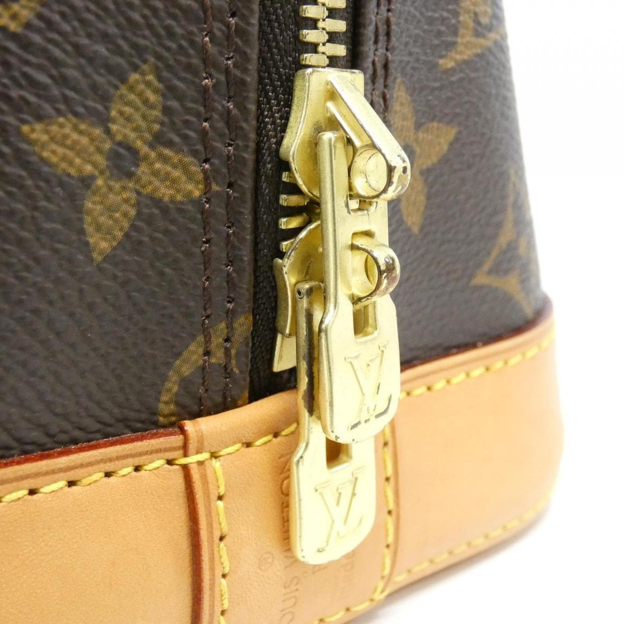 LOUIS VUITTON Alma M53151 Bag Monogram Black Monogram - Thumbnail 8