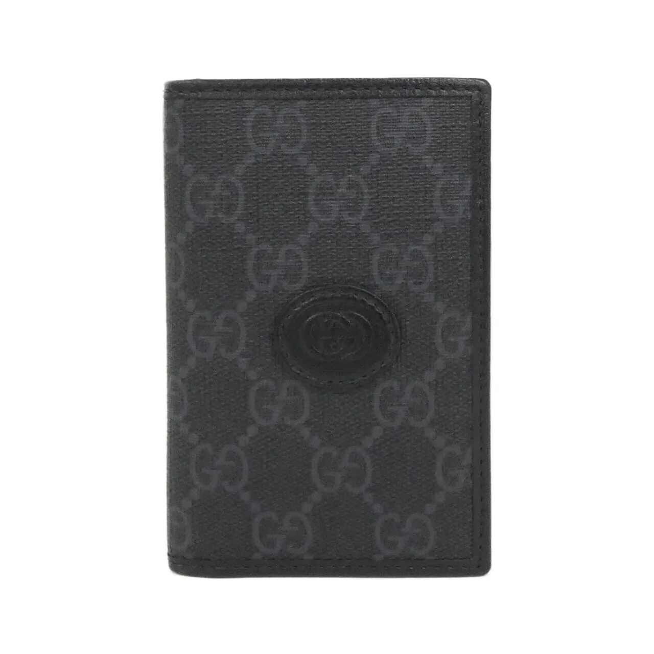 GUCCI 722601 92TCF Card Case Canvas Black