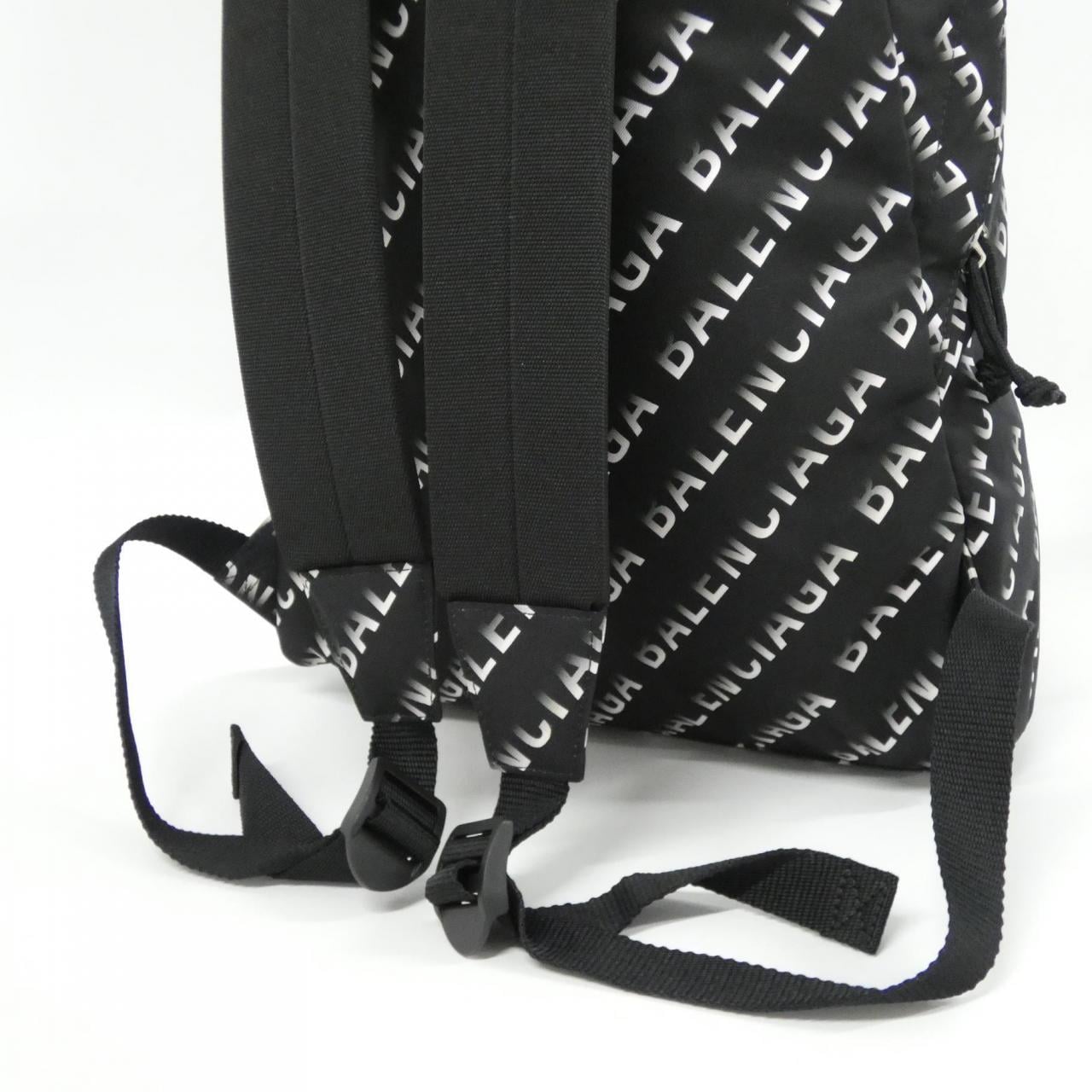 BALENCIAGA 507460 H856X Backpack Nylon Black Nylon - Thumbnail 7