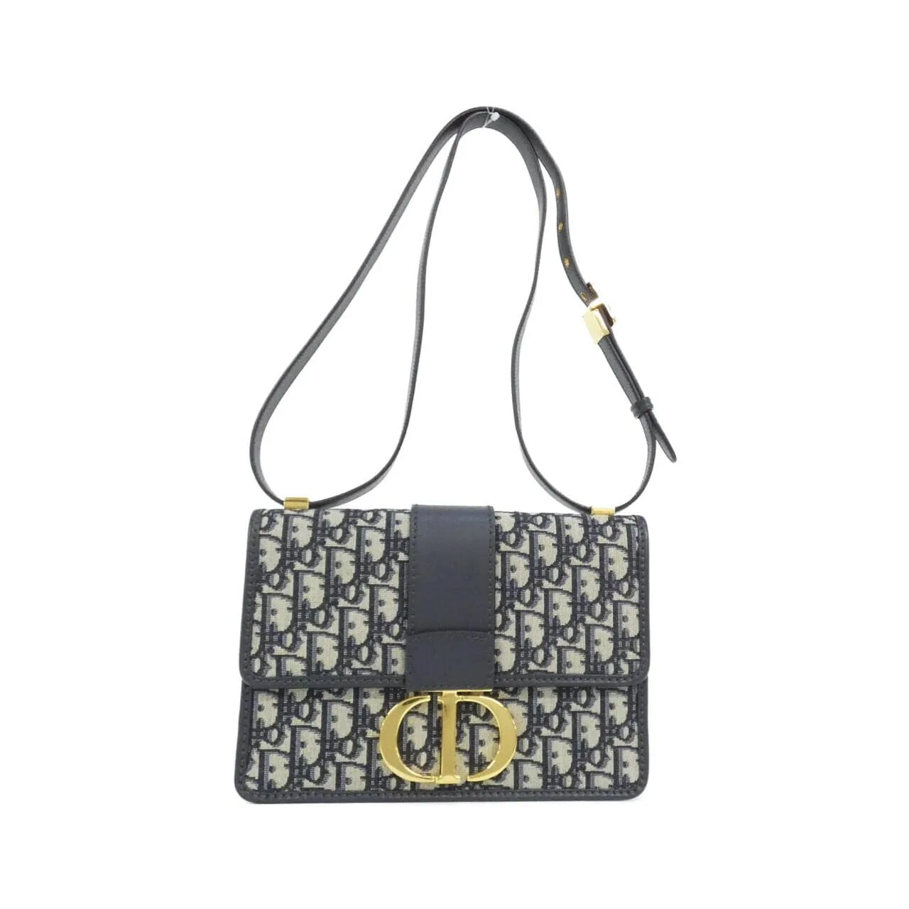 DIOR 30 Montaigne M9203UTZQ Shoulder Canvas Black