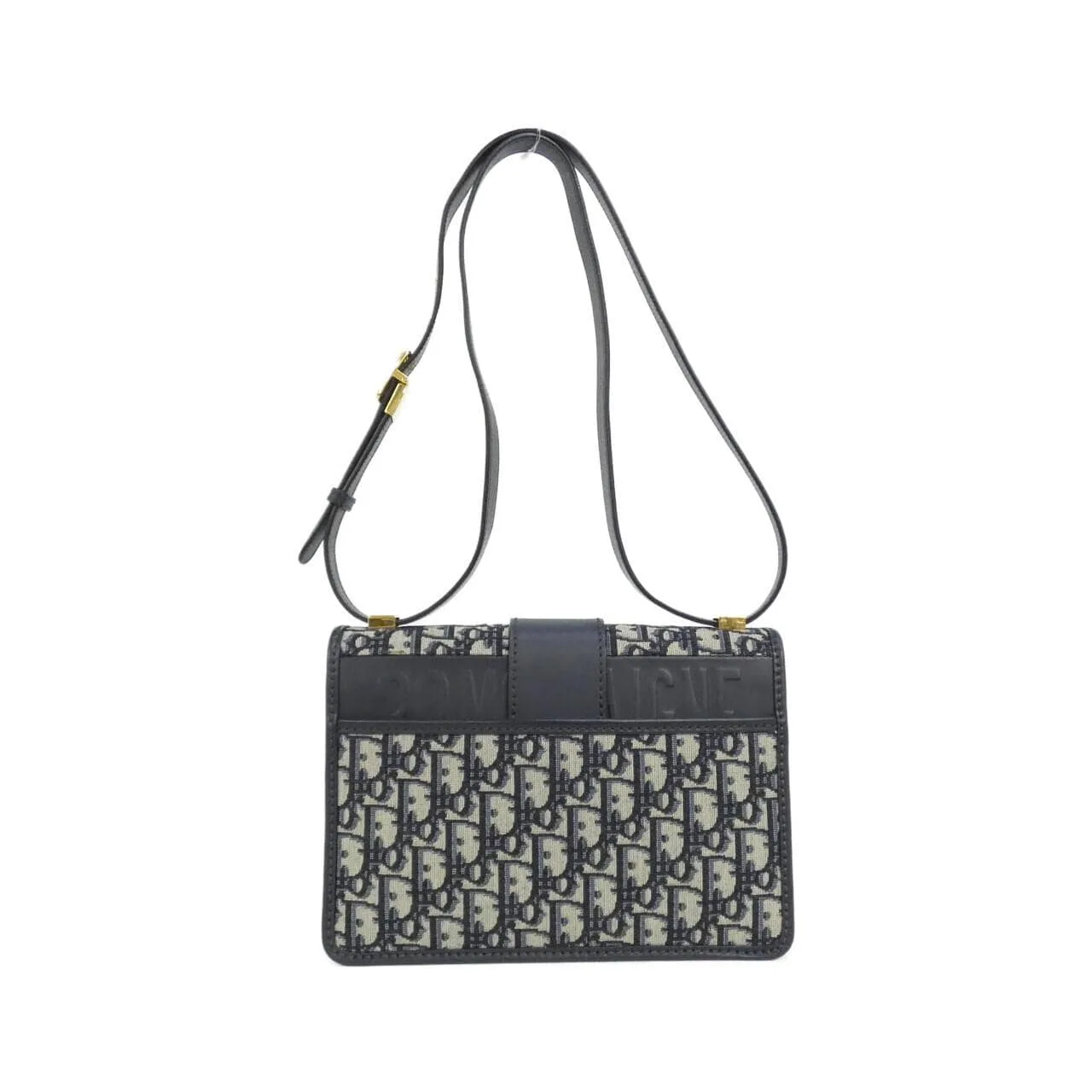 DIOR 30 Montaigne M9203UTZQ Shoulder Canvas 黑色 帆布 中古品A - 縮圖 2