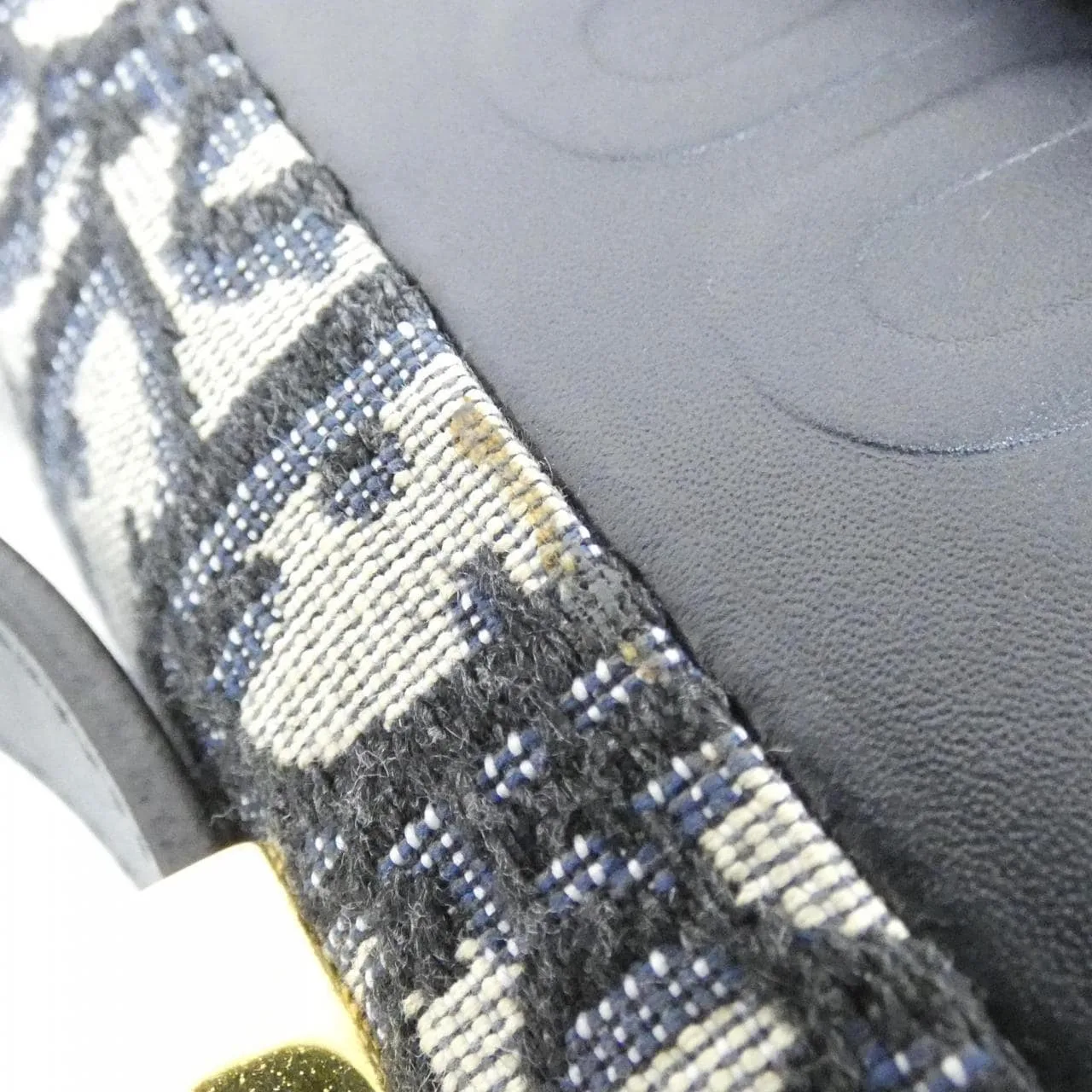 DIOR 30 Montaigne M9203UTZQ Shoulder Canvas 黑色 帆布 中古品A - 縮圖 6