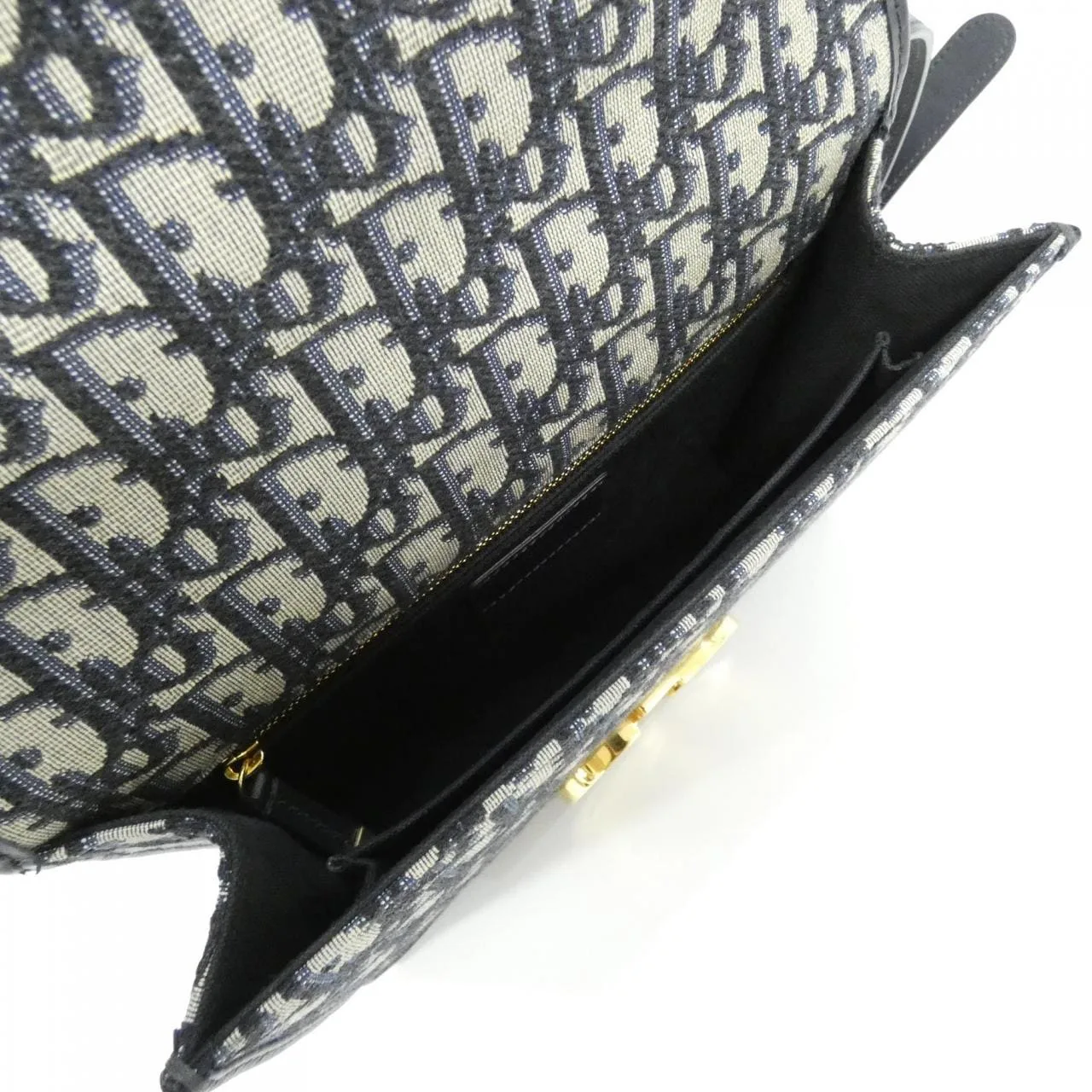 DIOR 30 Montaigne M9203UTZQ Shoulder Canvas 黑色 帆布 中古品A - 縮圖 8