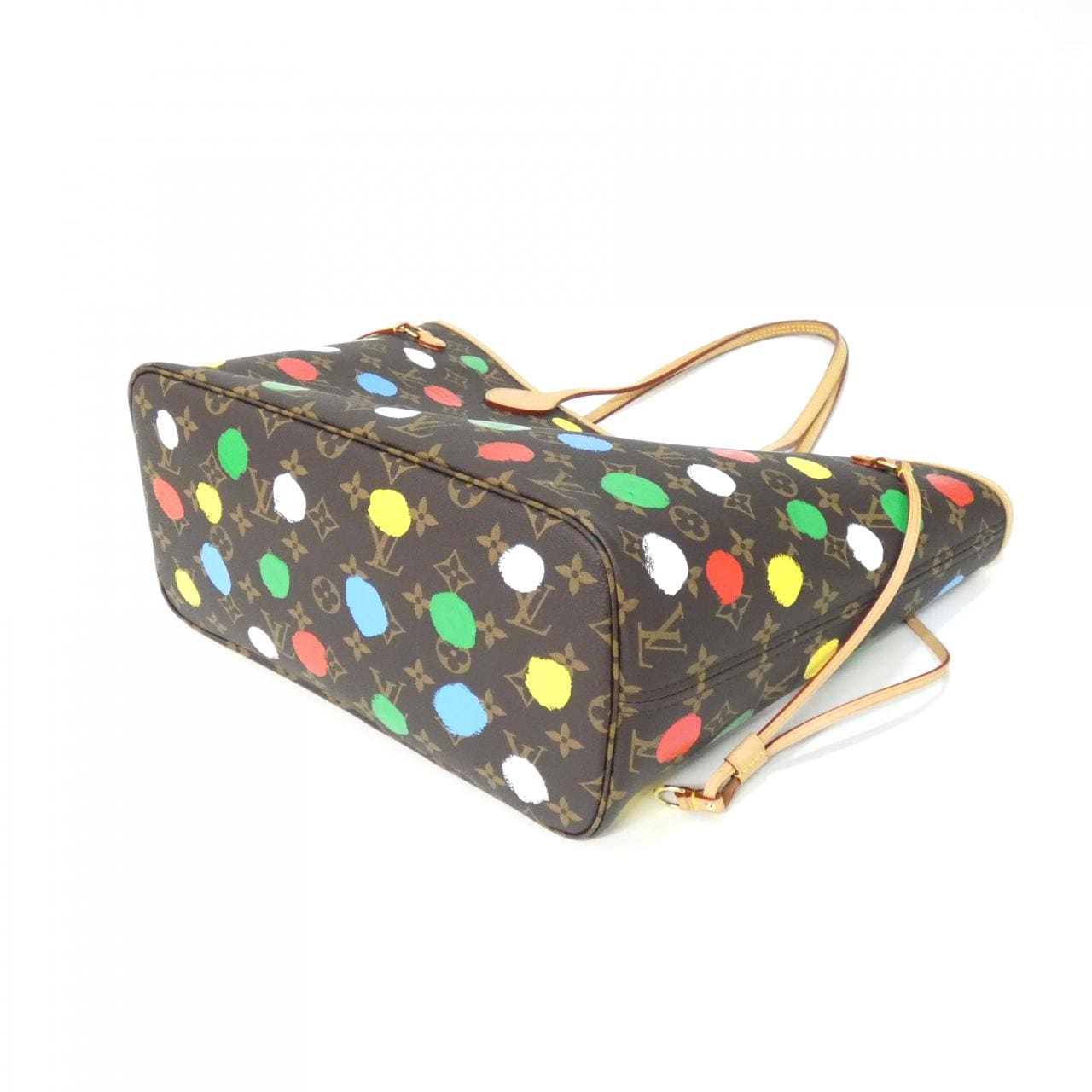 LOUIS VUITTON Neverfull M46381 Bag Monogram 黑色 Monogram 中古品A - 縮圖 2