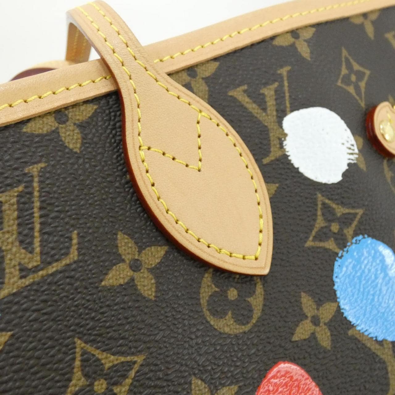LOUIS VUITTON Neverfull M46381 Bag Monogram 黑色 Monogram 中古品A - 縮圖 4
