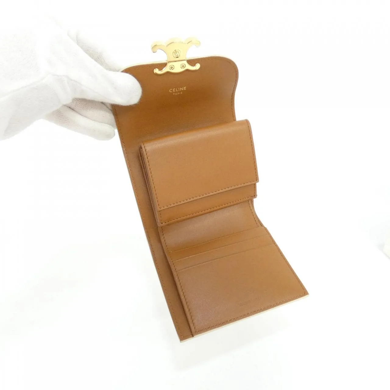 CELINE 10D782CQH Wallet Canvas Black Canvas Rank A - Thumbnail 4