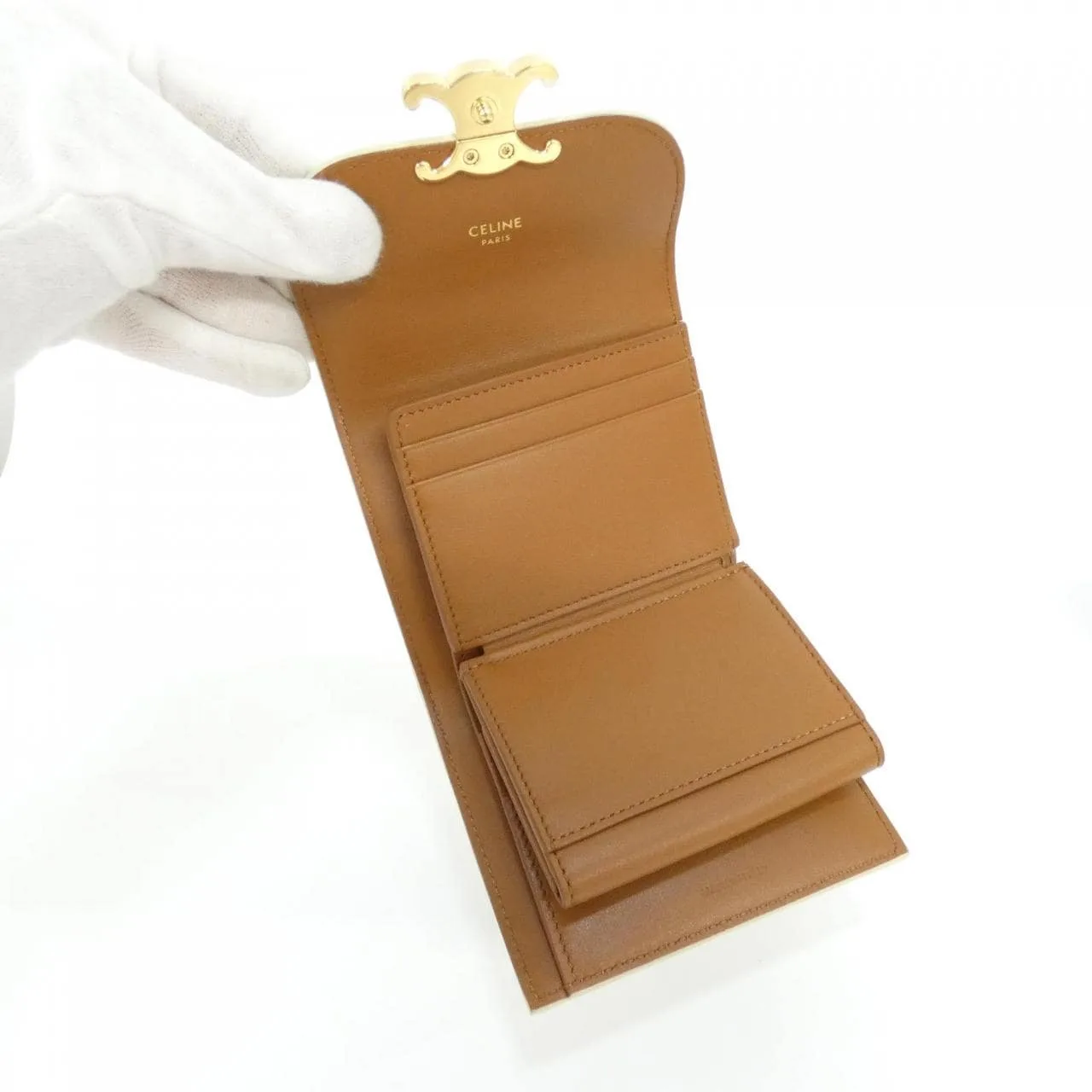 CELINE 10D782CQH Wallet Canvas Black Canvas Rank A - Thumbnail 5