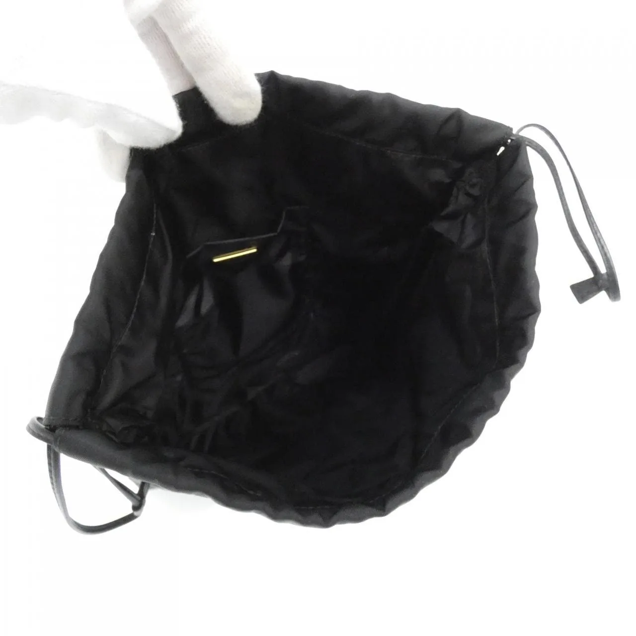 PRADA 1NK001 Pouch Black Rank A - Thumbnail 6