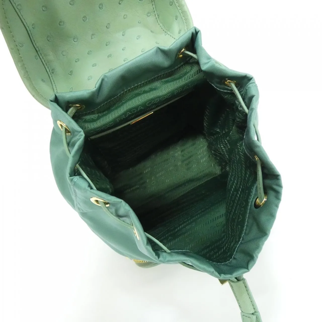 PRADA 1BZ074 Backpack 黑色 中古品A - 縮圖 7