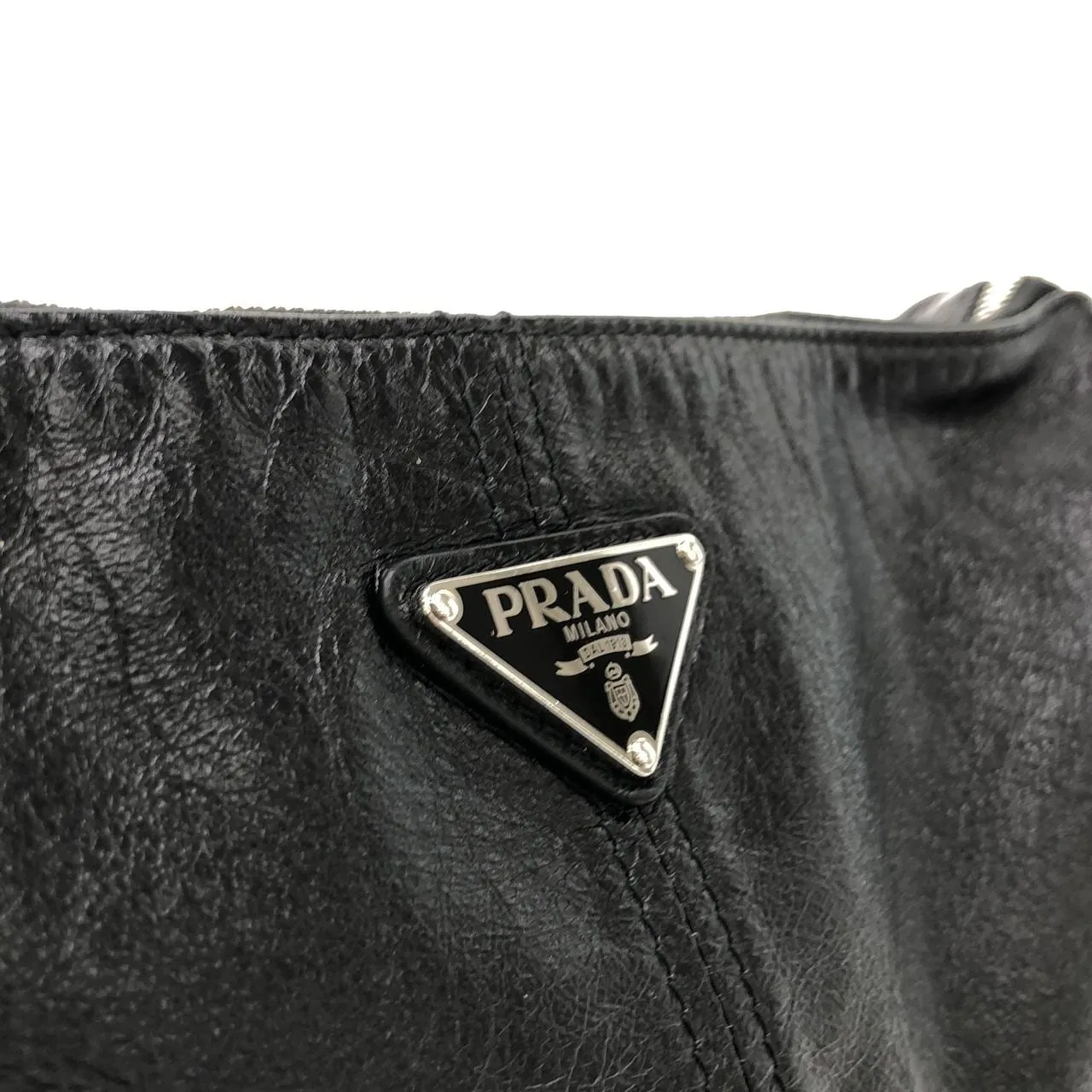 PRADA 2VH187 Shoulder 黑色 中古品A - 縮圖 4