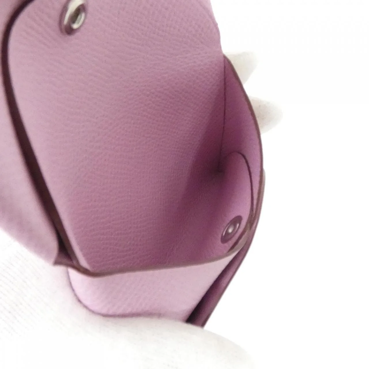 HERMES 083035CK Coin Case Epsom 黑色 Epsom 皮 中古品A - 縮圖 5