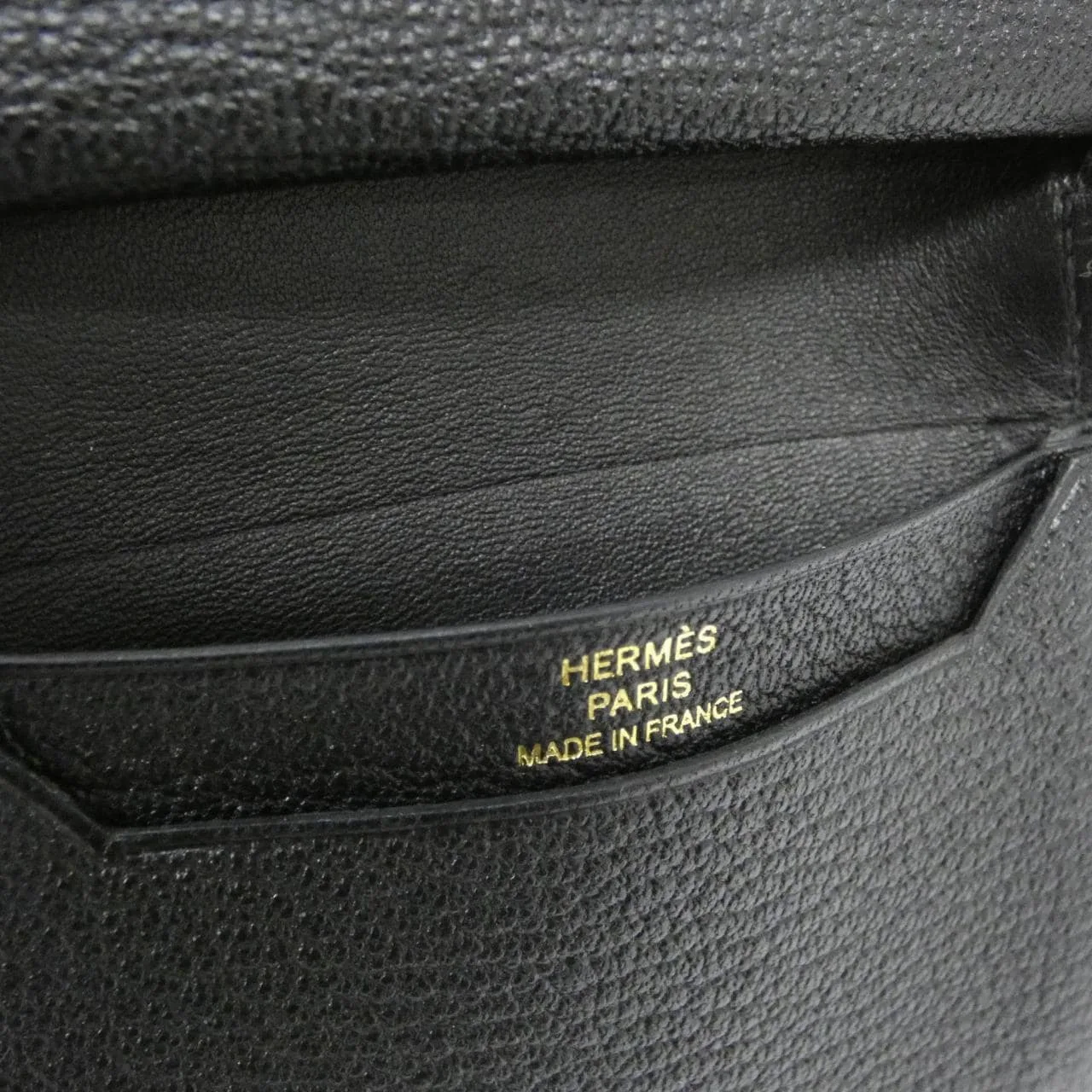 HERMES 039795CC Wallet 黑色 中古品A - 縮圖 5