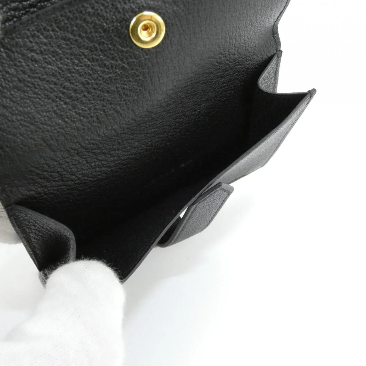 HERMES 039795CC Wallet 黑色 中古品A - 縮圖 6