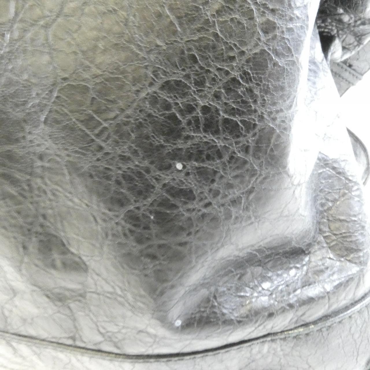 BALENCIAGA 272409 D9404 Shoulder Lambskin Black Lambskin - Thumbnail 4