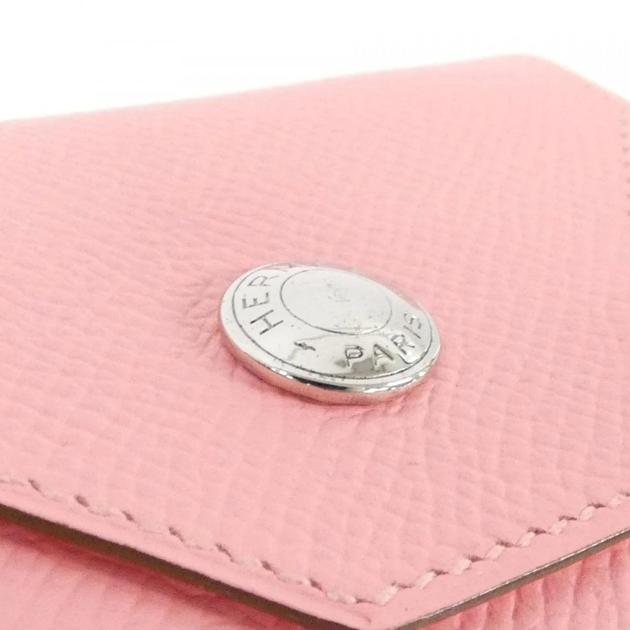 HERMES 044183CK Coin Case Epsom Black Epsom Leather Rank A - Thumbnail 4